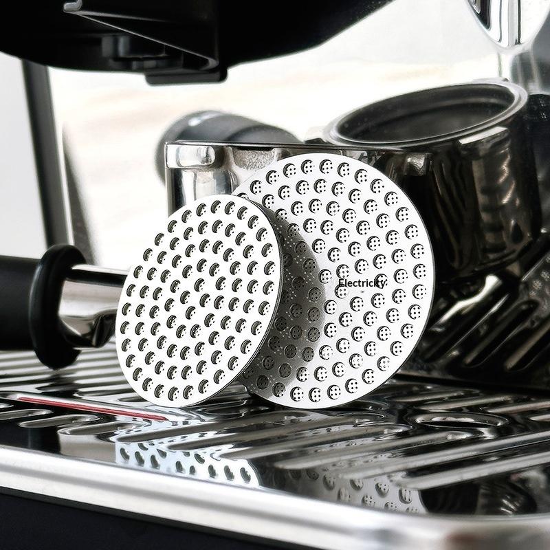 Puck Screen Mesh - 51/53/58mm Wiederverwendbares Kaffee-Puck-Sieb aus 316 Edelstahl,