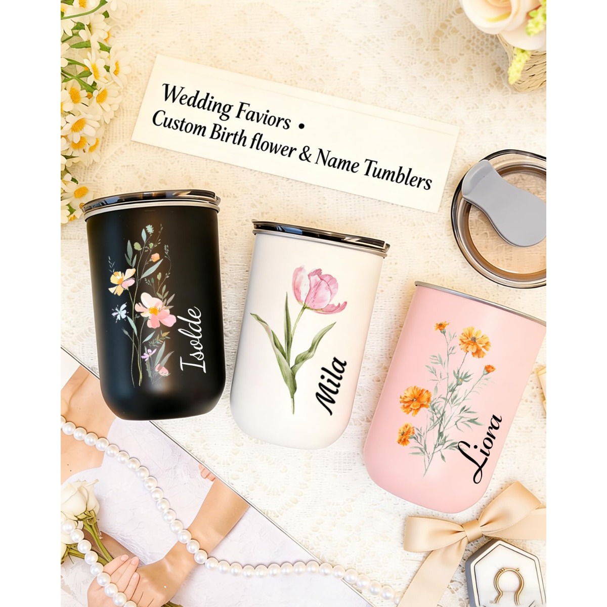 Coffee Equipment Gift - Personalisierte Edelstahl-Autotasse, isolierte Wasserflasche, Kaffeebecher, Geschenk