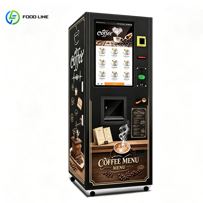 Coffee Equipment Service - Kommerzieller Kaffeeautomat mit Frischbohnenmahlung, Selbstbedienung und