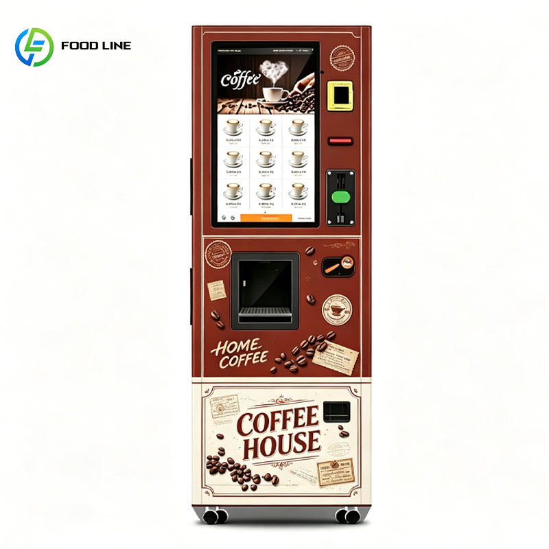 Coffee Equipment Service - Kaffeebohnen-Verkaufsautomat Frisch Gemahlen Automatischer Selbstbedienungs-Heißgetränkeautomat Kommerzielle