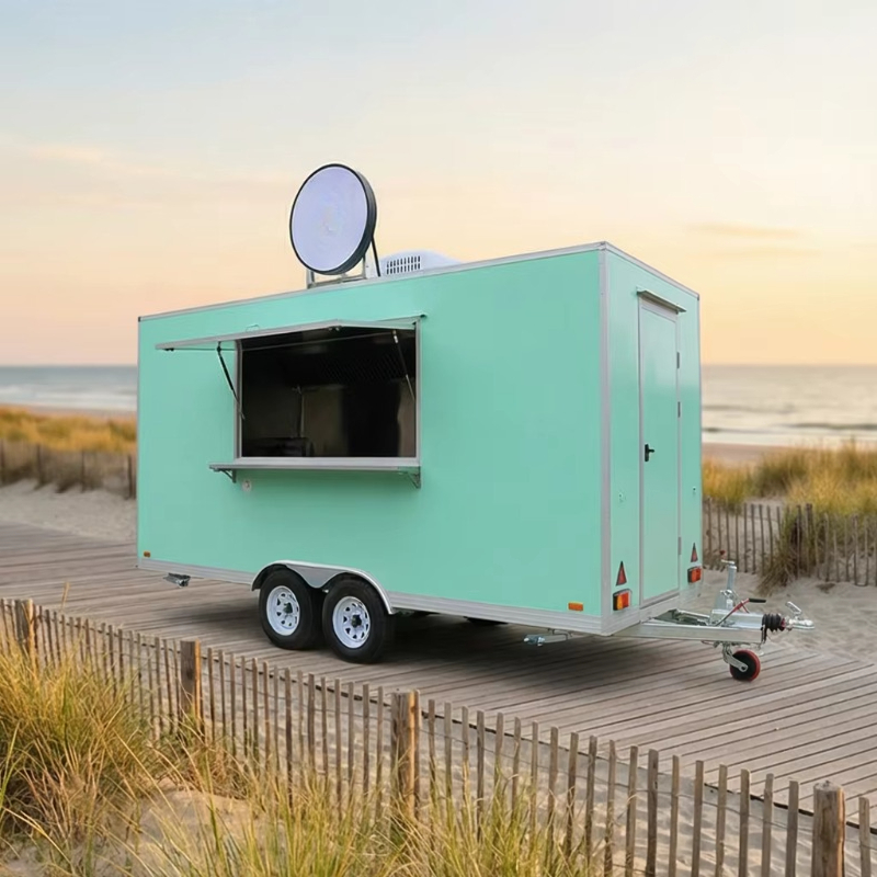 Coffee Equipment Service - Food-Trailer Voll Ausgestattete Gewerbeküchen Eiscreme-Shop-Zubehör Essenskabine