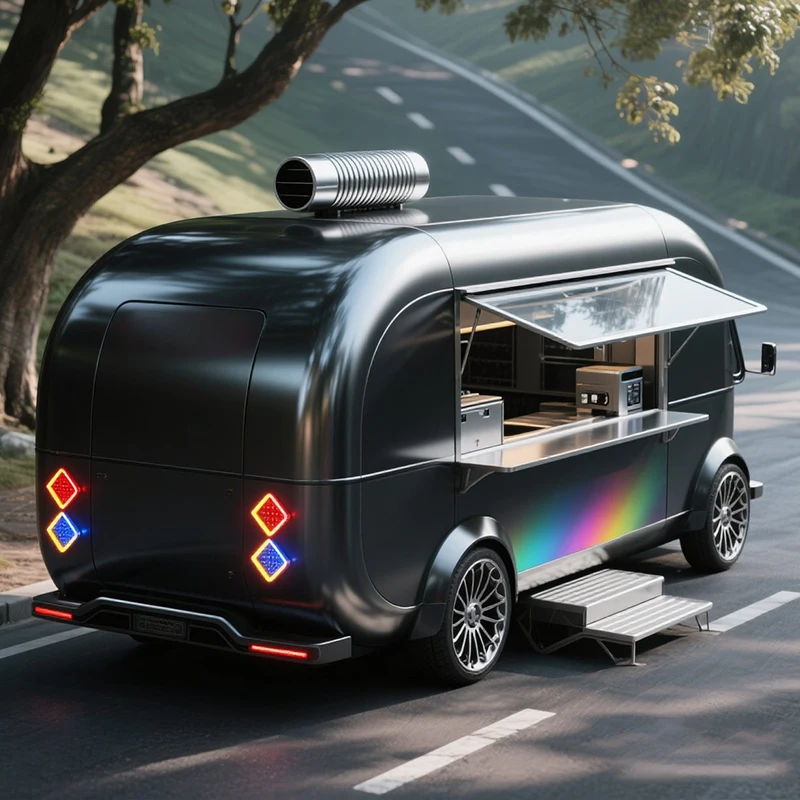 Coffee Equipment Used - Multifunktionaler gebrauchter mobiler Imbisswagen für den