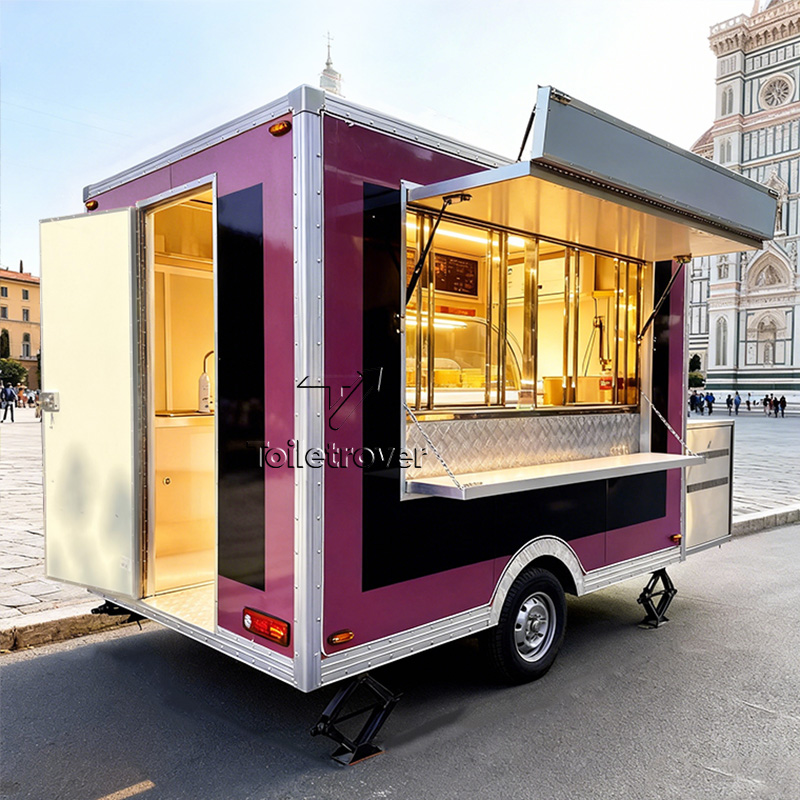 Coffee Equipment In China - Mobiler Outdoor-Food-Truck-Anhänger, voll ausgestatteter Imbisswagen, Kaffee-Food-Truck