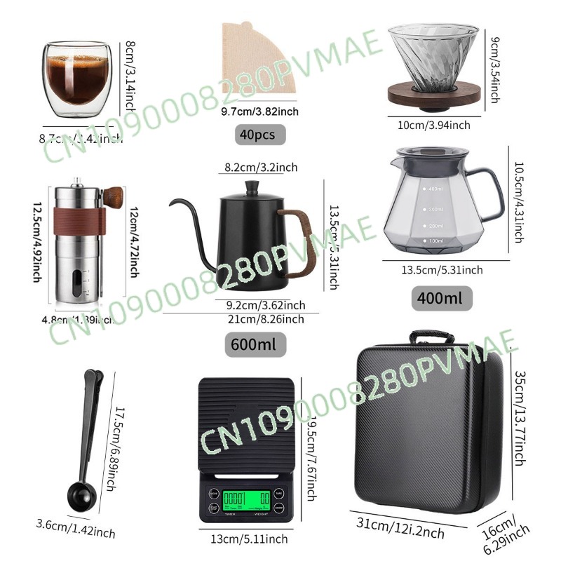 Handgebrühtes Kaffee-Set für O – Coffee Equipment Gift Bewertung und Preis
