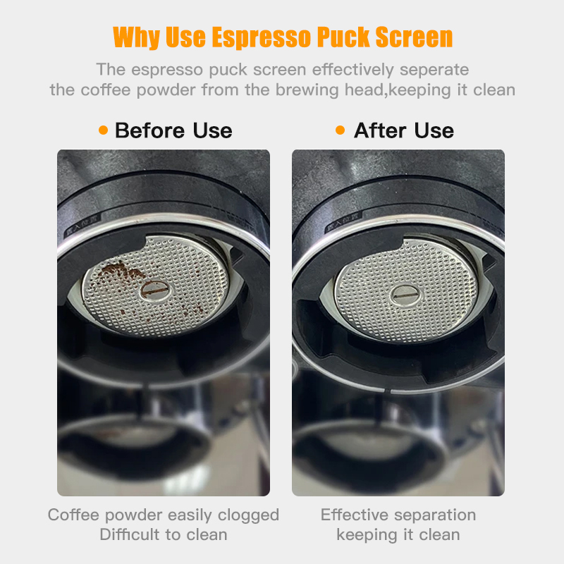 Kaffee Puck Bildschirm 51mm 53 – Puck Screen Mesh Bewertung und Preis