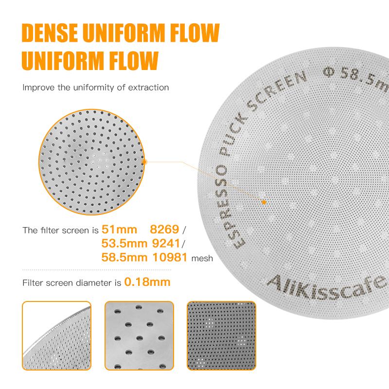 Kaffee Puck Bildschirm 51mm 53 – Puck Screen Mesh Bewertung und Preis