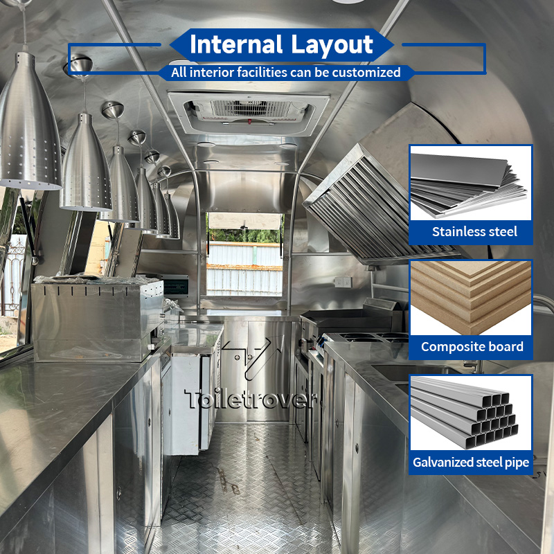 Edelstahl-Food-Trailer, Imbiss – Coffee Equipment In China Bewertung und Preis