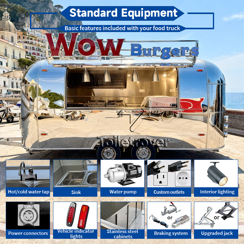 Edelstahl-Food-Trailer, Imbiss – Coffee Equipment In China Bewertung und Preis